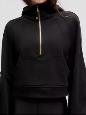 lululemon athletica Black Scuba Oversized Half-Zip Hoodie